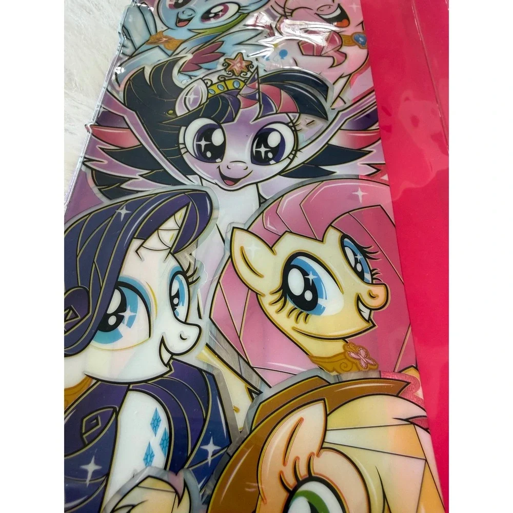 My Little Pony 3-Ring Binder Pencil Pouch Pink Zipper Peachtree Playthings NWT